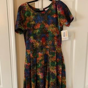 Colorful, brand new LuLaRoe Amelia!